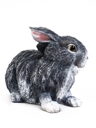 Садовая фигура из полистоуна «Заяц-почесун», 28×14×21 см - фото 809545940