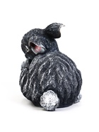 Садовая фигура из полистоуна «Заяц-почесун», 28×14×21 см - фото 809545942