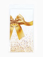 Скатерть одноразовая «Золотые банты», 120х180  (артикул 10972682)  большой выбор товаров оптом и в розницу по низким ценам с доставкой