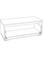 Тумба Summit НМ 011.86-01 Х (10 26 Софт Графит (ПВХ))  (артикул 11001015)  большой выбор товаров оптом и в розницу по низким ценам с доставкой