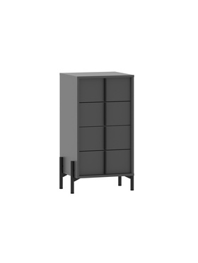 Комод «Тео НМ 040.26», 500×400×872 мм, цвет антрацит