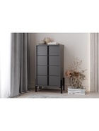 Комод «Тео НМ 040.26», 500×400×872 мм, цвет антрацит - Фото 3