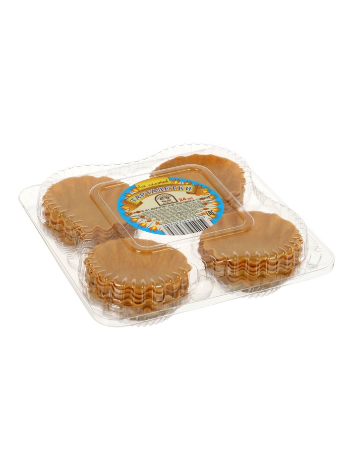 Тарталетки для салатов 24 шт., 96 г - Фото 1