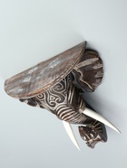 УЦЕНКА Панно настенное "Голова слона" албезия 30х12х32 см - Фото 4