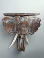 УЦЕНКА Панно настенное "Голова слона" албезия 30х12х32 см - Фото 9