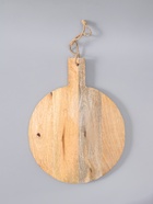 УЦЕНКА Доска разделочная круглая «Синие птицы», 36×28 см, дерево манго - Фото 4