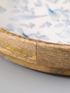 УЦЕНКА Блюдо «Синие птицы», 25×25×4.5 см, дерево манго - Фото 6