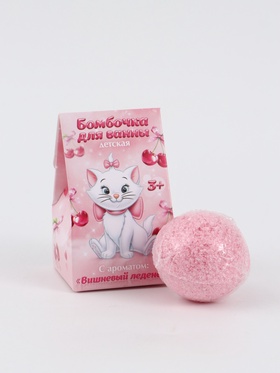 Бомбочка для ванны 40г в коробке, детская, Кошечка