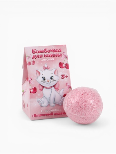 Бомбочка для ванны детская в коробке, 40 г, «Кошечка»