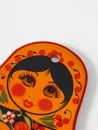 Доска разделочная деревянная «Матрешка», 17.5×30.5 см, хохлома - Фото 4