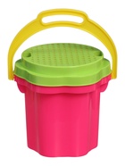 Песочный набор №101 ведро-цветок 0.3 л, сито, грабли, совок, МИКС - Фото 2