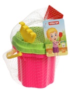 Песочный набор №101 ведро-цветок 0.3 л, сито, грабли, совок, МИКС - Фото 10