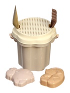 Песочный набор № 174 «Зефир», ведро-цветок 0.3 л, сито, грабли, совок, 2 формочки, МИКС - Фото 14