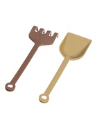 Песочный набор № 174 «Зефир», ведро-цветок 0.3 л, сито, грабли, совок, 2 формочки, МИКС - Фото 16