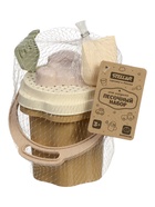 Песочный набор № 174 «Зефир», ведро-цветок 0.3 л, сито, грабли, совок, 2 формочки, МИКС - Фото 17