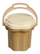 Песочный набор № 174 «Зефир», ведро-цветок 0.3 л, сито, грабли, совок, 2 формочки, МИКС - Фото 4