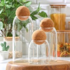 УЦЕНКА Набор банок для сыпучих продуктов 3 шт с пробковой крышкой "Эко" 450/700/1000 мл - Фото 11