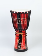 УЦЕНКА Барабан Джембе «Слон», 23×50 см, красный - Фото 2
