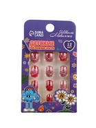 УЦЕНКА Детские накладные ногти "Love Red", 12 шт - Фото 3