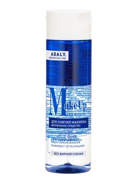 Средство для снятия водостойкого макияжа с глаз Adaly, двухфазное, 120 мл