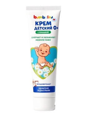 Крем Bambolina, с экстрактом ромашки, 100 мл  (артикул 10990812)  большой выбор товаров оптом и в розницу по низким ценам с доставкой