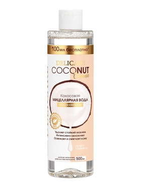 Вода мицеллярная Delicare, кокосовая, 500 мл