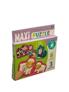 УЦЕНКА Макси - пазлы тактильные, 3 пазла - Фото 8