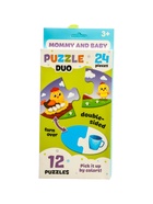 УЦЕНКА Пазлы двухсторонние, 12 пазлов - Фото 10