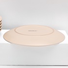 УЦЕНКА Сервиз столовый 18 шт "Пастель" 6 тар 19 см, 6 тар 27 см, 6 суповых 18х5 см, цвет крем-брюле - Фото 13