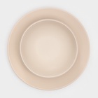 УЦЕНКА Сервиз столовый 18 шт "Пастель" 6 тар 19 см, 6 тар 27 см, 6 суповых 18х5 см, цвет крем-брюле - Фото 5