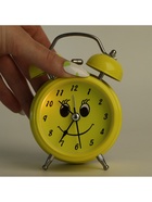 УЦЕНКА Часы - будильник настольные «Смайл», 12.5×8 см, d=6 см - Фото 4