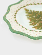 УЦЕНКА Тарелка десертная цветок "Рождественская ель" 20,5х1,5 см - Фото 4