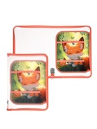 Папка для труда А4 «Лисята в лесу», молния вокруг/откидная планка - Фото 1