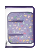 Папка для труда А4 Gummy, молния вокруг/откидная планка - Фото 2