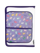 Папка для труда А4 Gummy, молния вокруг/откидная планка - Фото 4