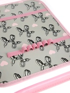 Папка для труда А4 Bubble heart, молния вокруг/откидная планка - Фото 6