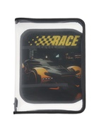 Папка для труда А4 «Авто на старте», молния вокруг/откидная планка - Фото 2