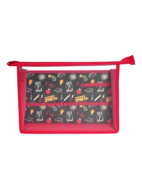 Папка для труда А4 «Школьный паттерн», молния сверху