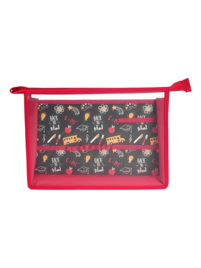 Папка для труда А4 «Школьный паттерн», молния сверху