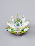 УЦЕНКА Сувенир стекло "Лотос кристалл трехъярусный голография" d=11 см - Фото 2