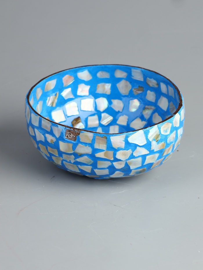 УЦЕНКА Чаша «Мозаика» 14×14×6 см, кокос ± 1 см - Фото 1