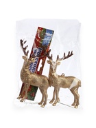 УЦЕНКА Украшение ёлочное «Благородный олень» (набор 2 шт.) 8×15 см, золото - Фото 7