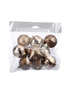 УЦЕНКА Набор шаров пластик d=5 см, 10 шт. «Диско ассорти» коричневый - Фото 2