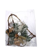 УЦЕНКА Украшение ёлочное "Ветка ажурная на колокольчике" 31х26 см - Фото 2