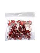 УЦЕНКА Набор украшений пластик 17 шт. «Ярмарка волшебства» 6 см, красный - Фото 2