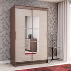 УЦЕНКА Шкаф-купе Элегант, 1260×2000×590, Ясень шимо темный/Ясень шимо светлый - Фото 1