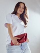 Футболка - поло женская MINAKU, размер 44-46 (M), итерлок, белая - Фото 4