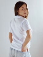 Футболка - поло женская MINAKU, размер 48-50 (XL), итерлок, белая - Фото 7