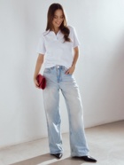 Футболка - поло женская MINAKU, размер 48-50 (XL), итерлок, белая - Фото 8