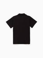 Футболка - поло женская MINAKU, размер 46-48 (L), итерлок, чёрная - Фото 6